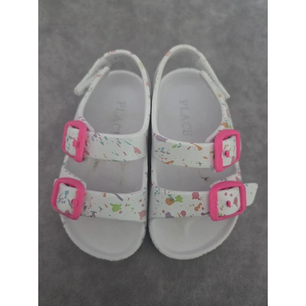 Childrens Place Girl Toddler Size 5 White Slide